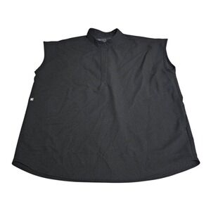 FIGS Rafaela Oversized Scrub Top Size Medium Black Technical Collection